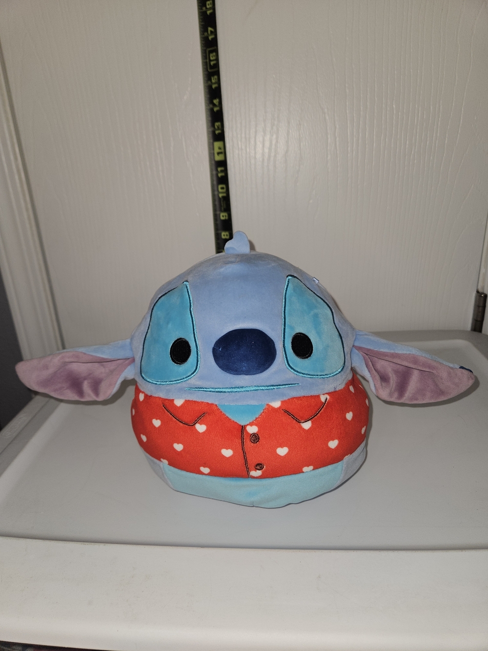 Squishmallows Blue & Red Stitch Plush